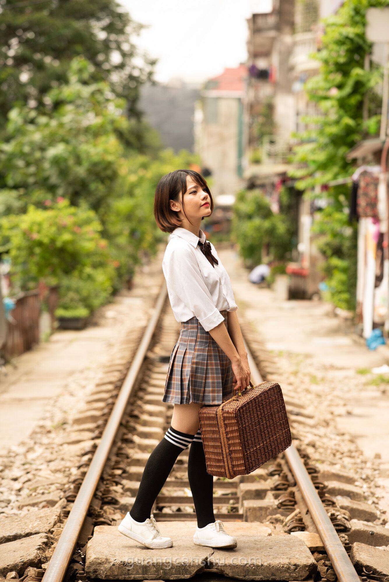 火车道jk人像预设截图1